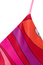Marmo Print Adjustable Bikini Bra