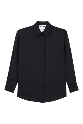 Logo Silk Blend Shirt
