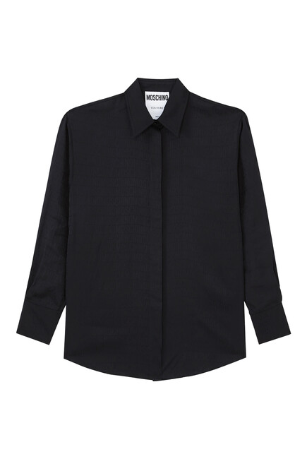 Logo Silk Blend Shirt