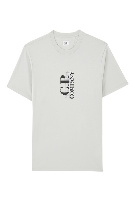30/1 Jersey Vertical Logo T-Shirt