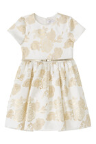 Kids Satin Rose Dress