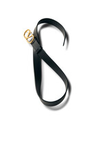 VLogo Signature Belt in Shiny Calfskin 30mm