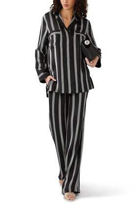 Lynette Herringbone Stripe Shirt