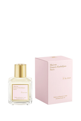 À La Rose Scented Body Oil, 70ml