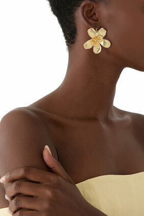 Tina Flower Drop Earrings