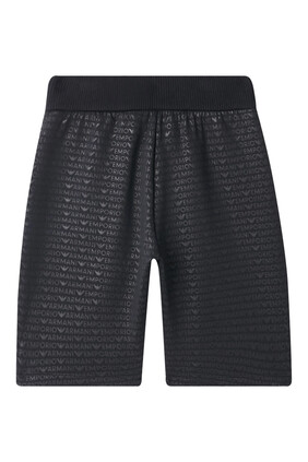 All-Over EA Text Logo Shorts