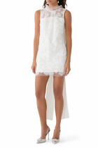 Tulle Satin Bow Mini Dress
