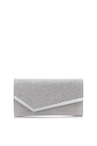 Medium Emmie Fine Glitter Leather Clutch