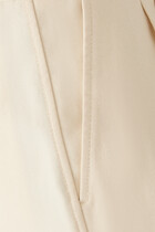 Cotton Canvas Cuffed Bermuda Shorts