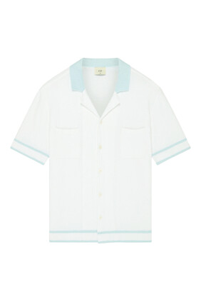 Armando Cotton Boucle Knit Shirt