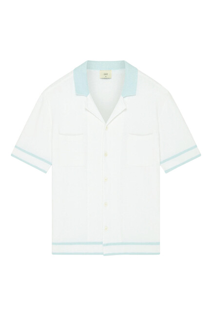 Armando Cotton Boucle Knit Shirt