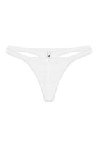 The Cotton Pointelle Thong