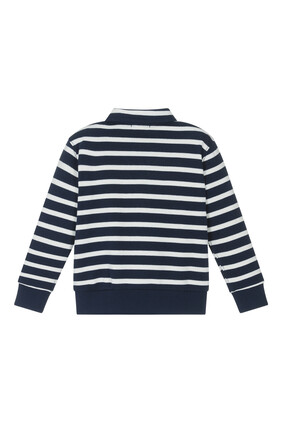 Kids Striped French Terry Sweatshirt