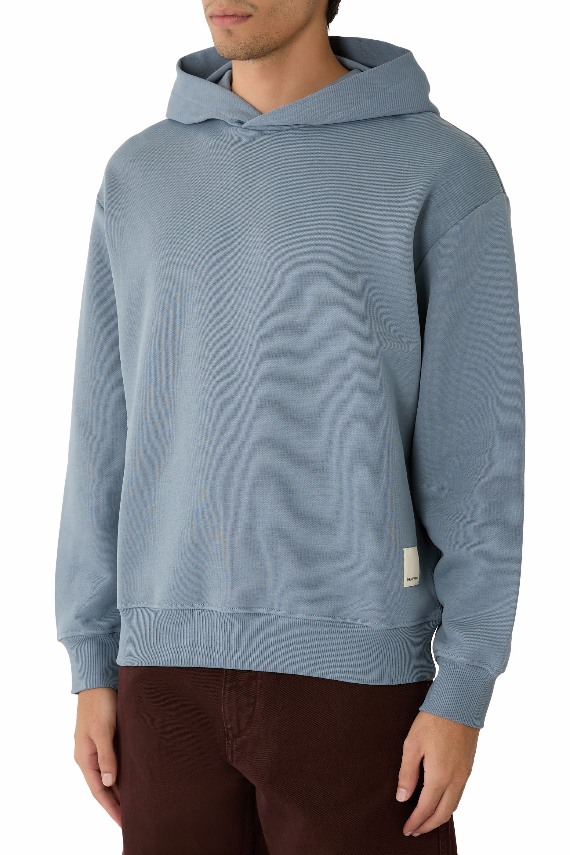 Logo Graphic Back Hoodie Sweatshirt