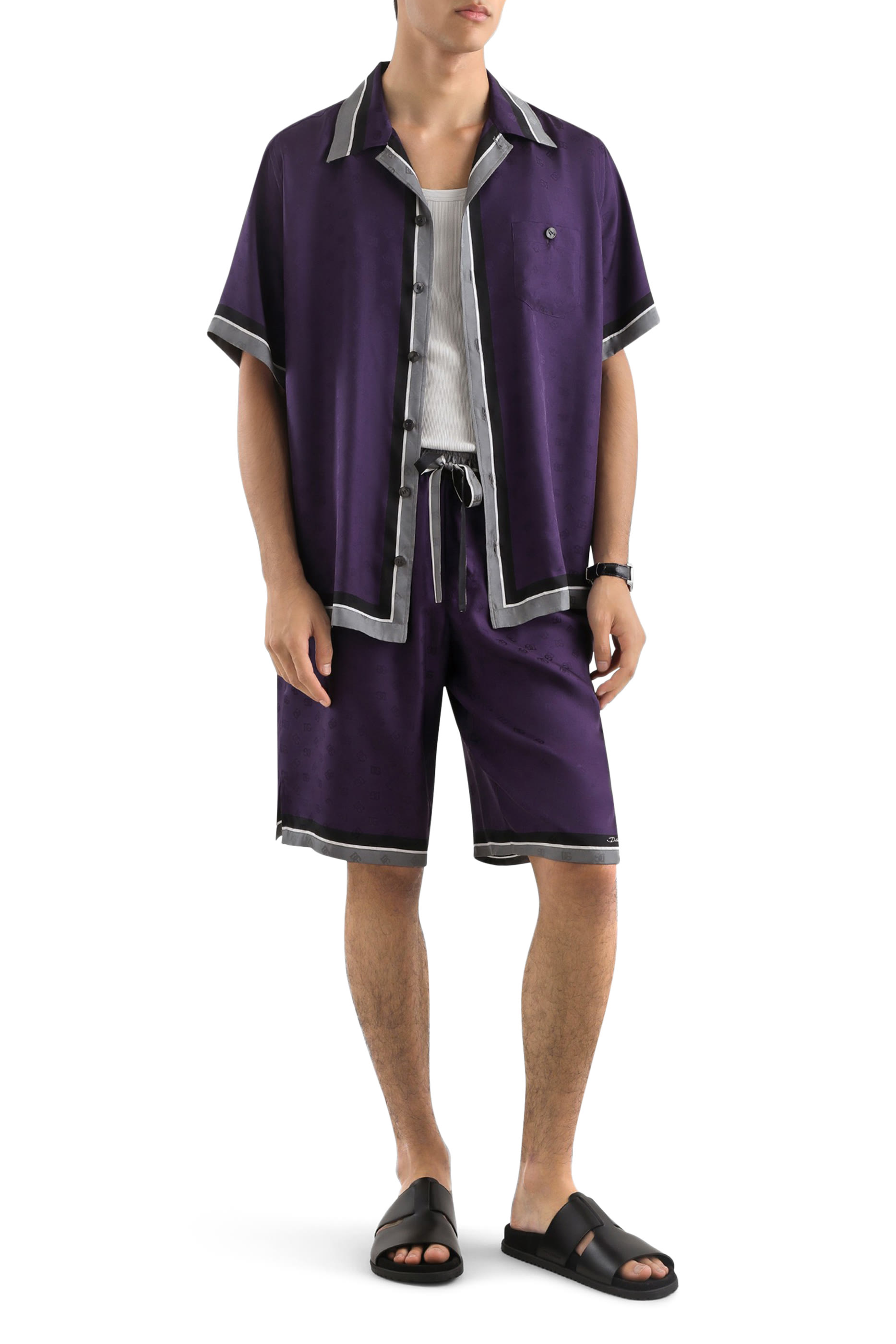 Logo Vanity Twill Bermuda Shorts