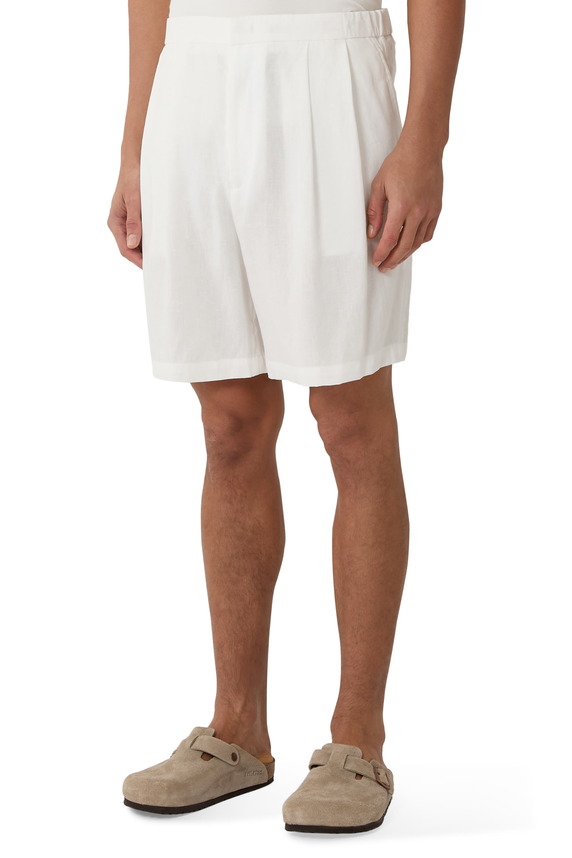  Pure Linen Bermuda Shorts
