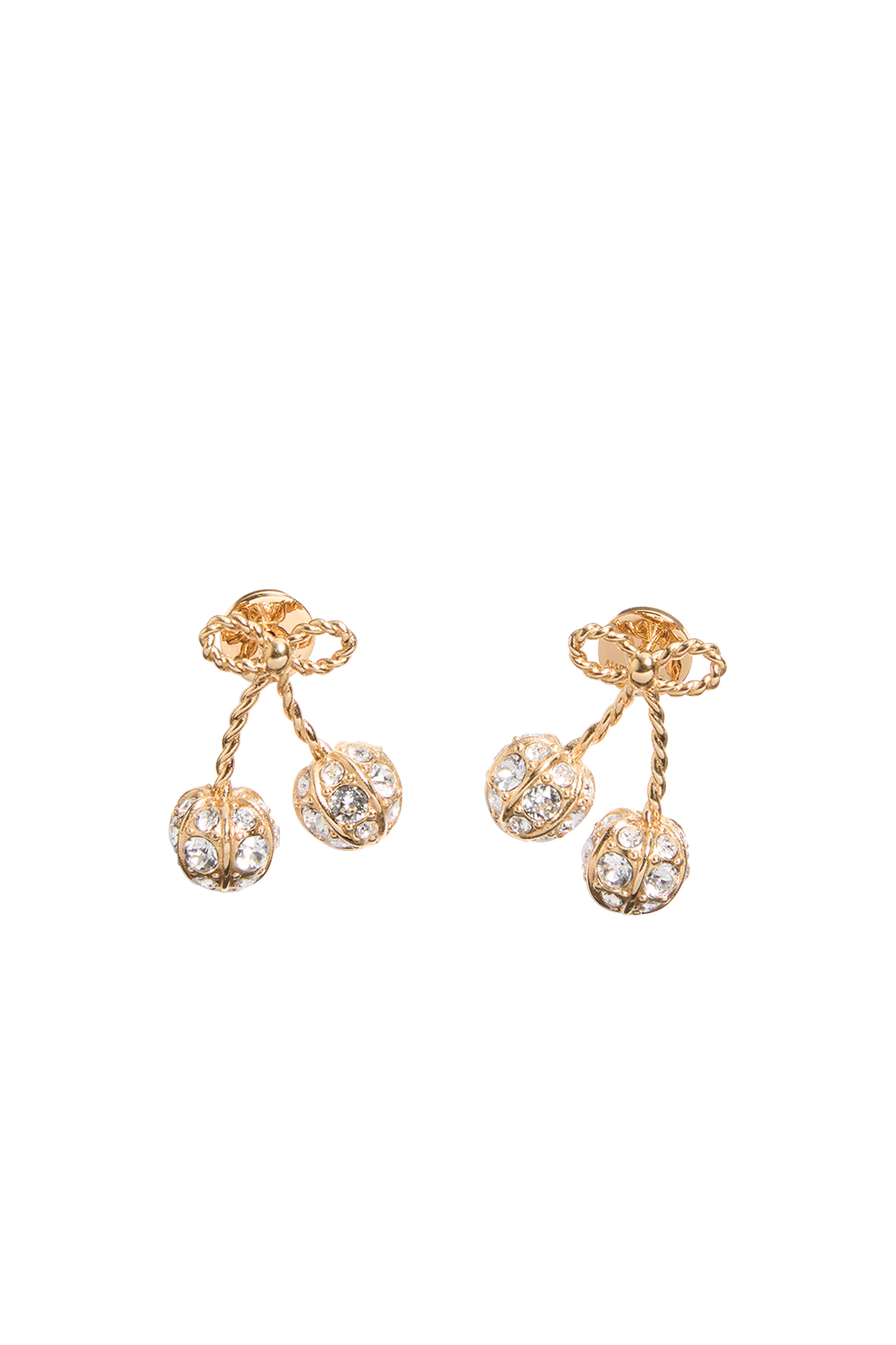 Cherryfic Metal and Swarovski&reg; Crystal Earrings