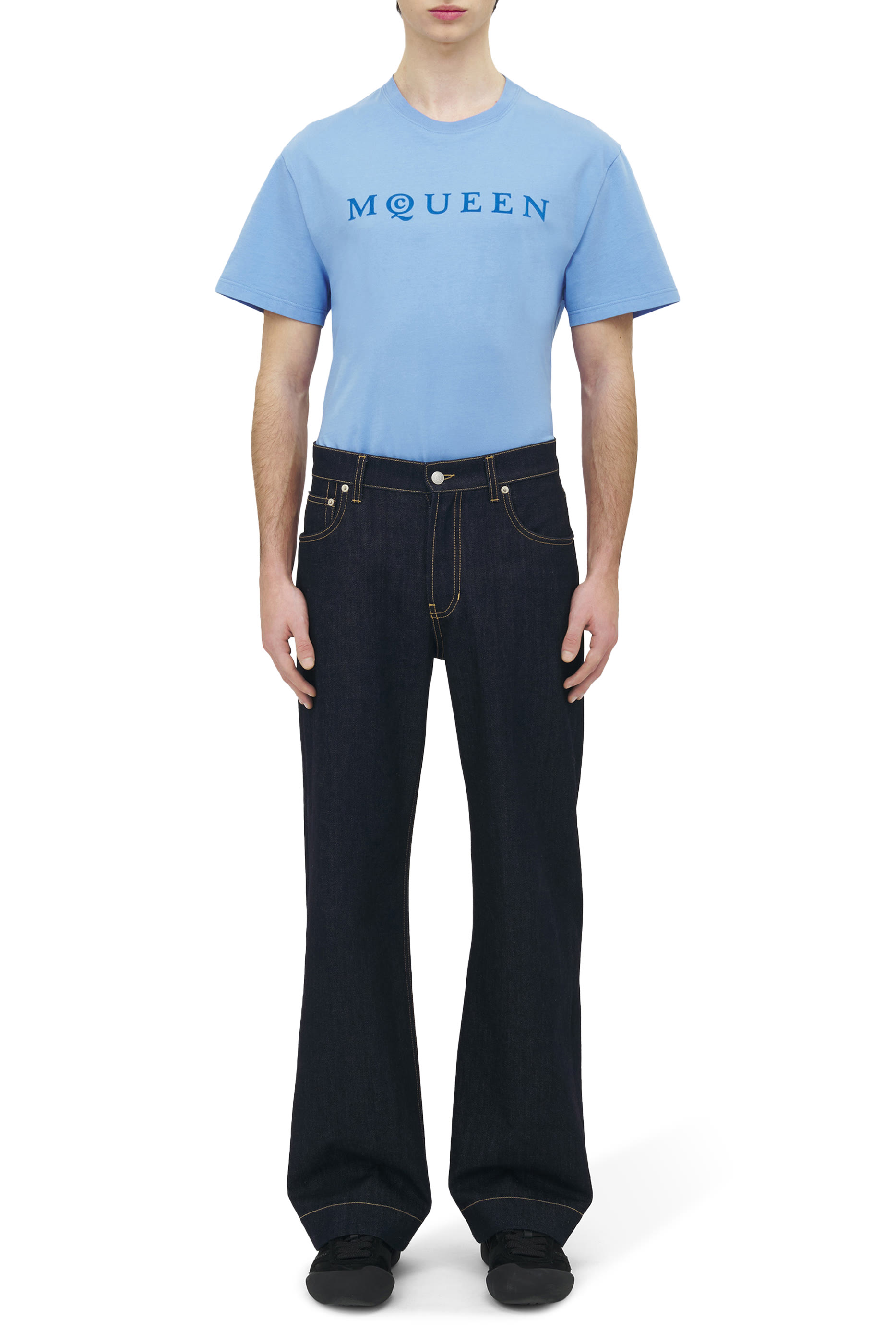 Wide Leg Denim Jeans