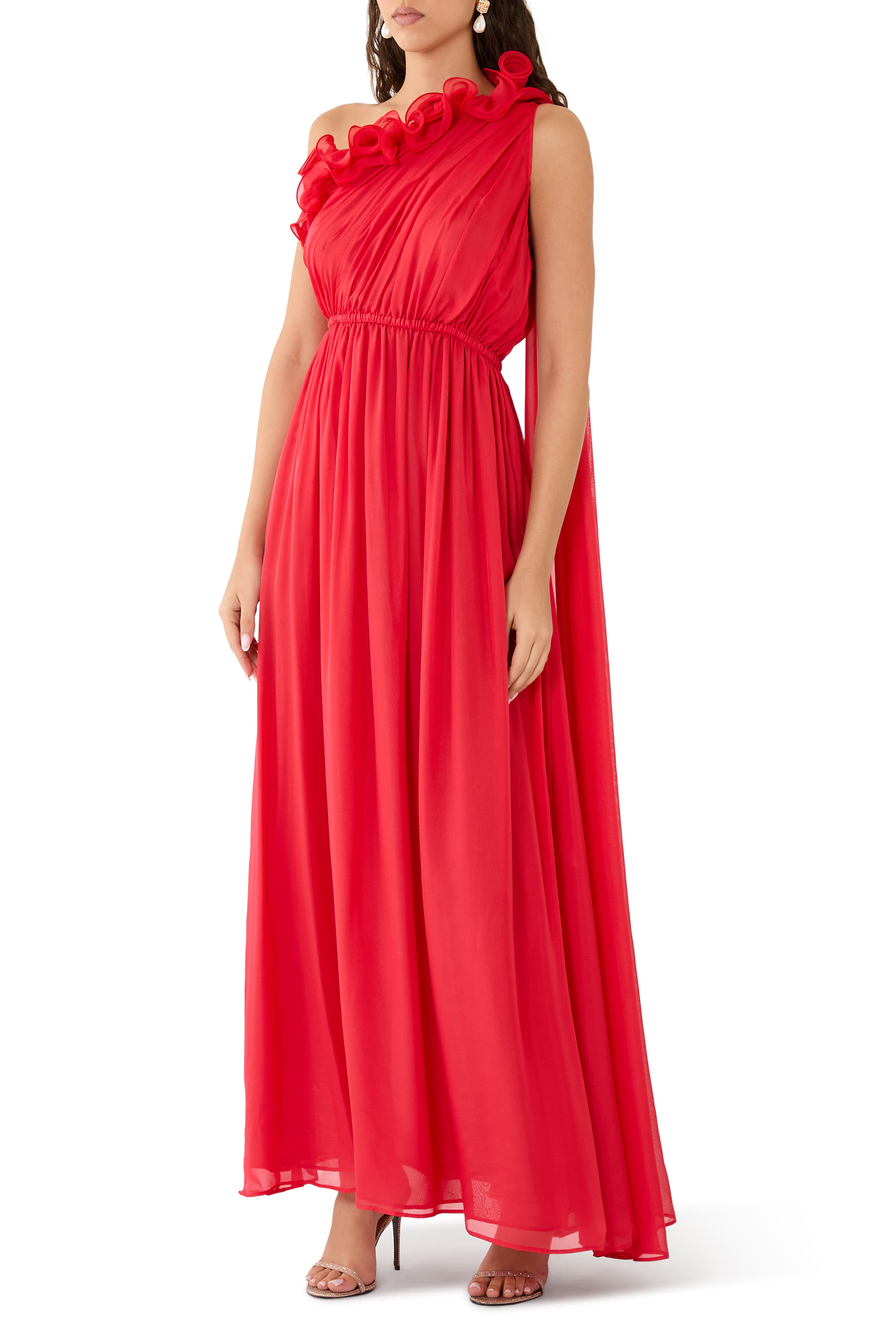 Jenni One-Shoulder Maxi Dress