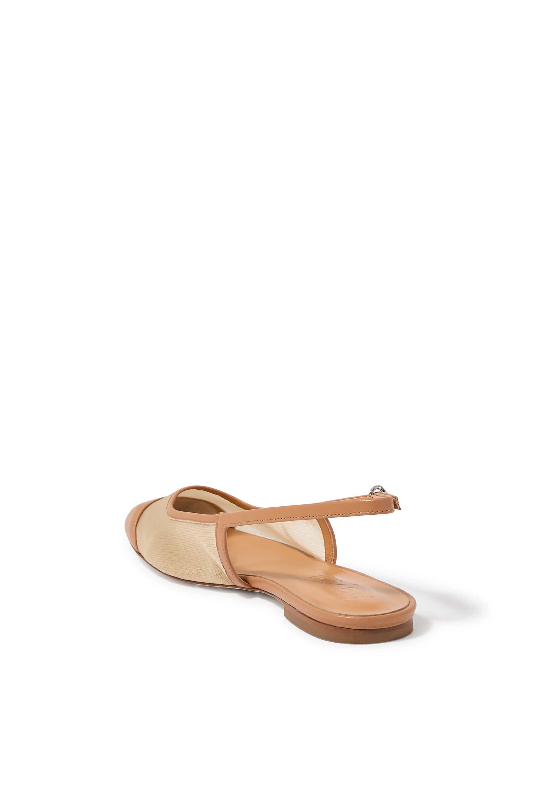 Geraldine Mesh Toe-Cap Slingbacks