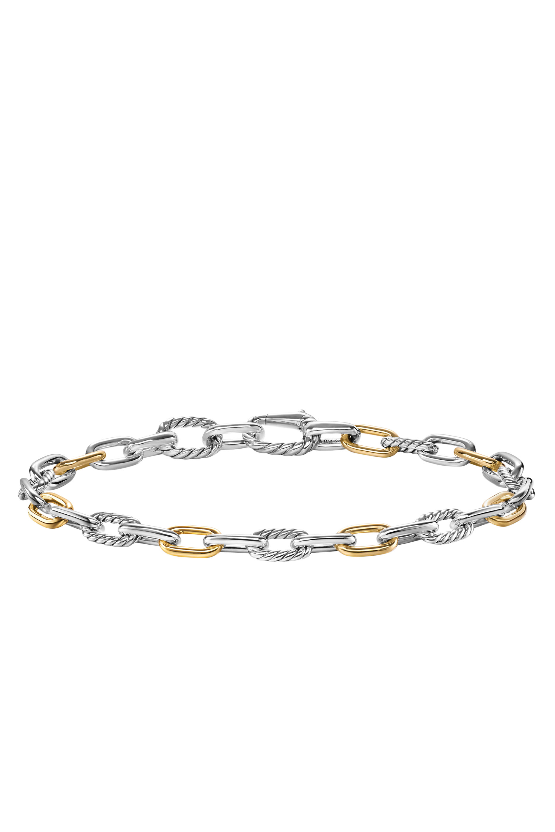 DY Madison&reg; Chain Bracelet, 18k Yellow Gold & Sterling Silver