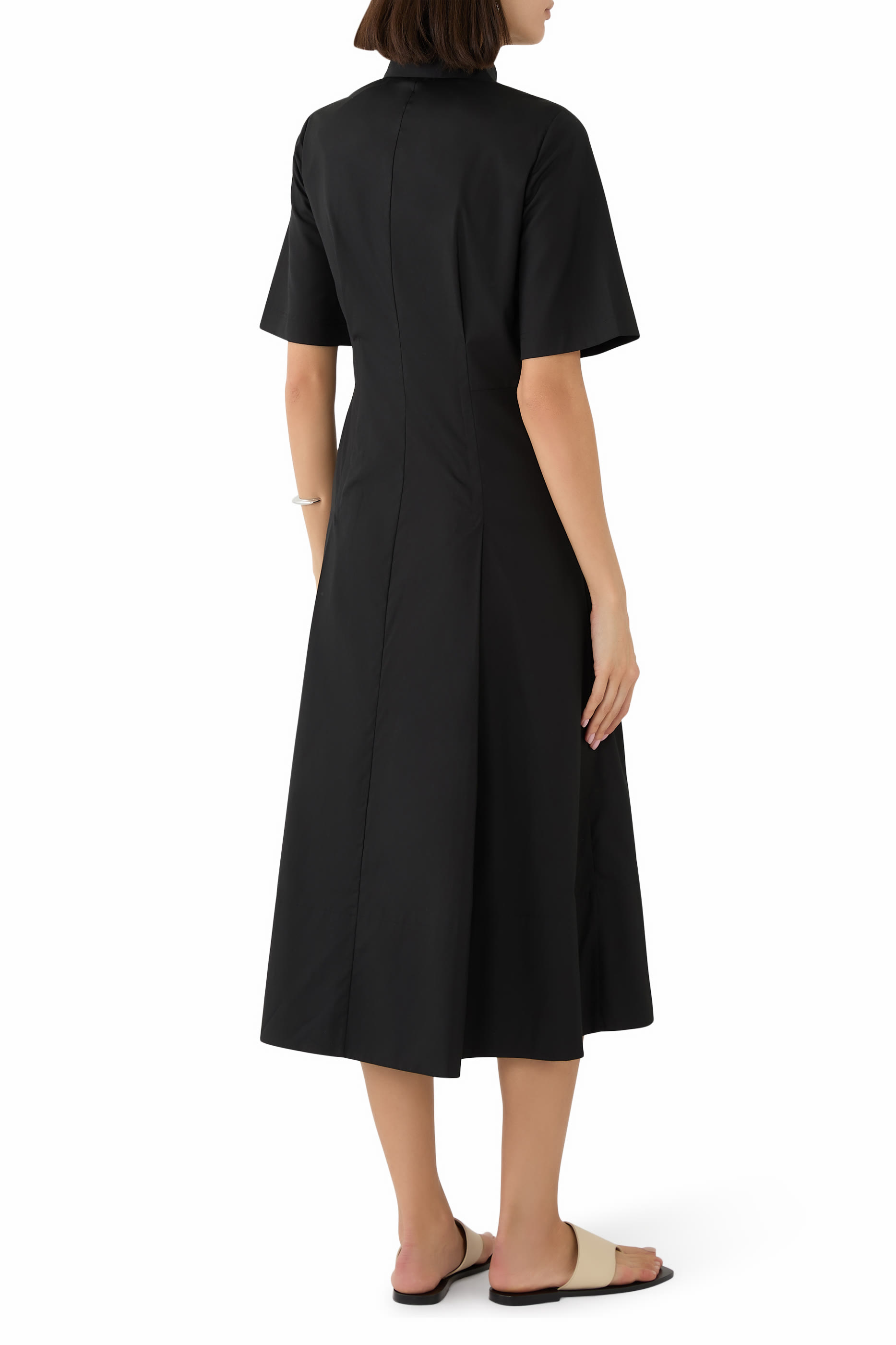 Short Sleeves Shirt Dress