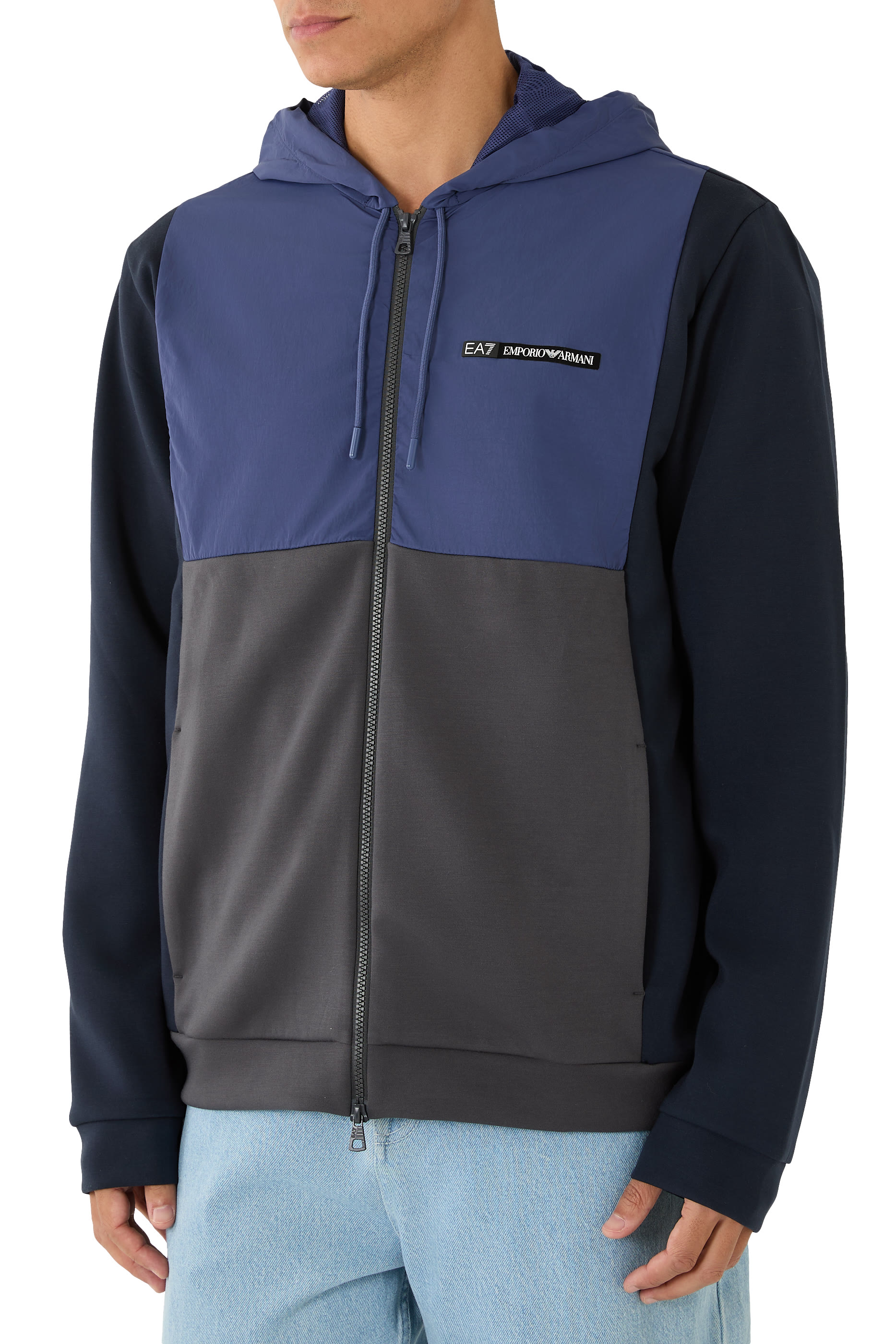 Athletic Colour Block Hoodie