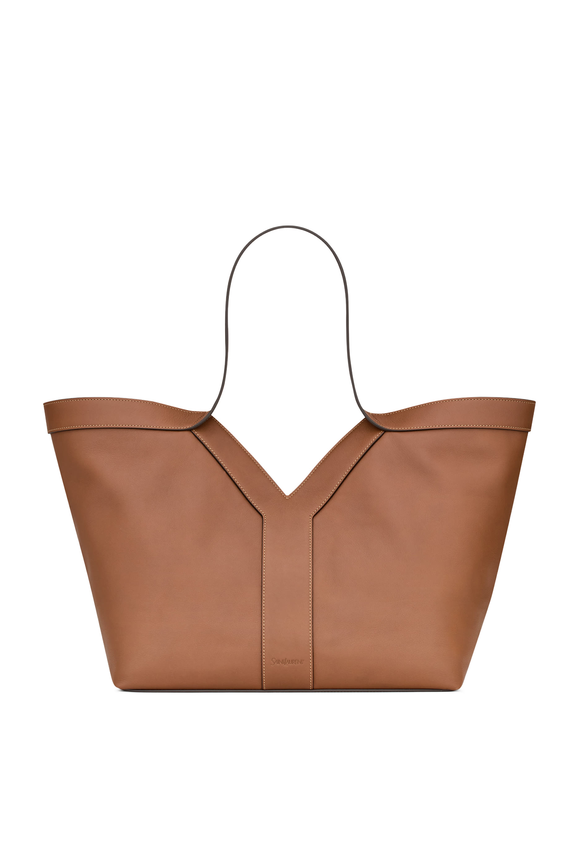 Y Small Leather Tote Bag