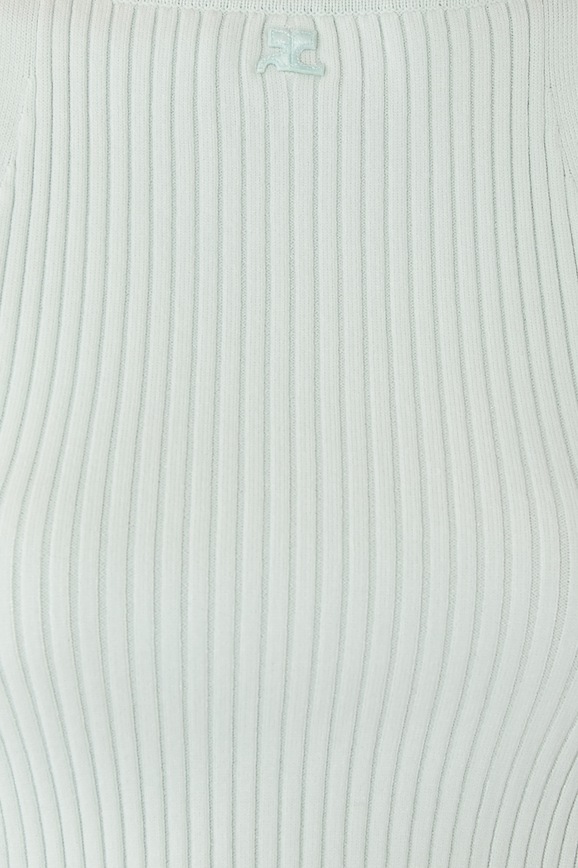 Pointy Rib Knit Tank Top