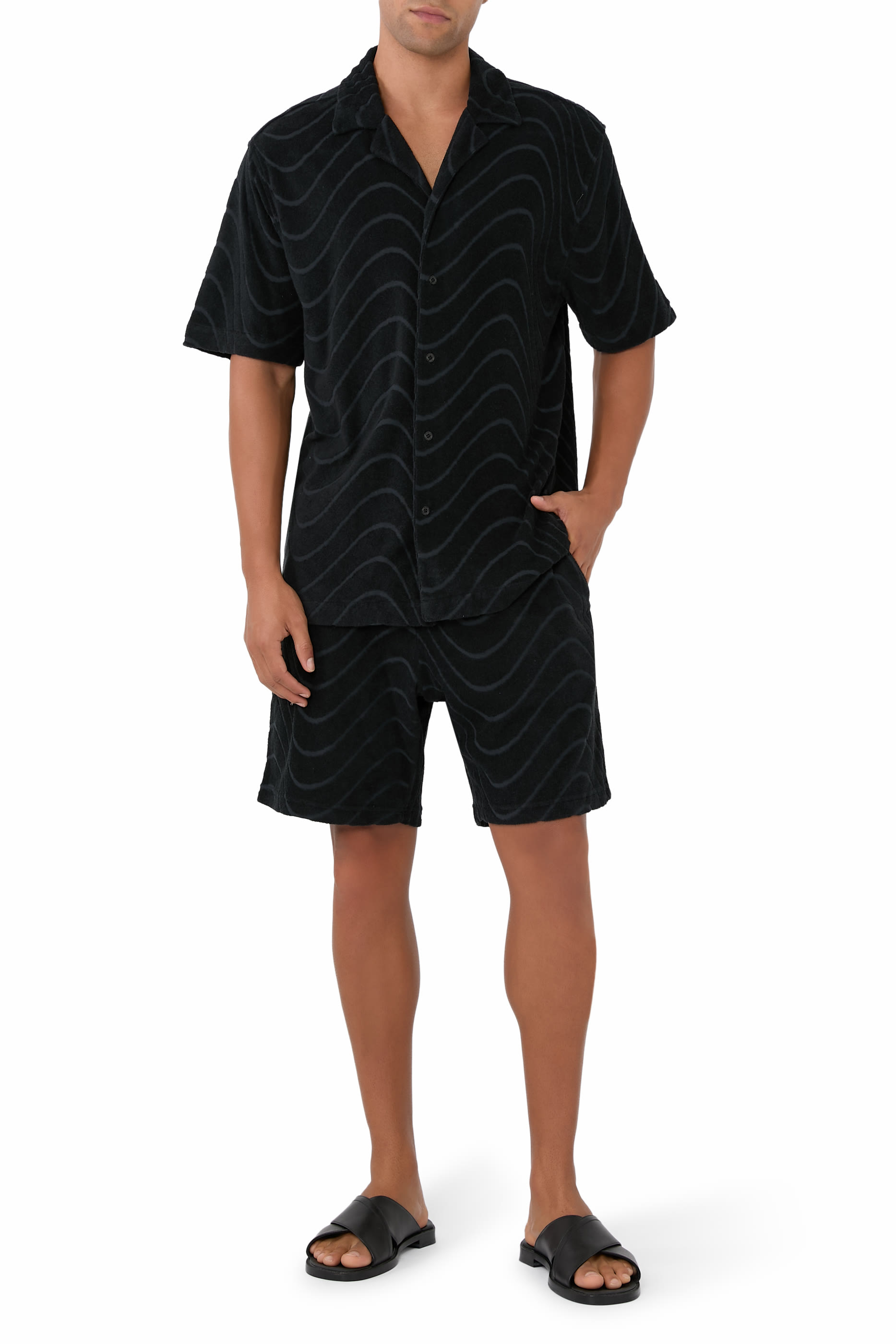 Augusto Terry Cotton Shorts