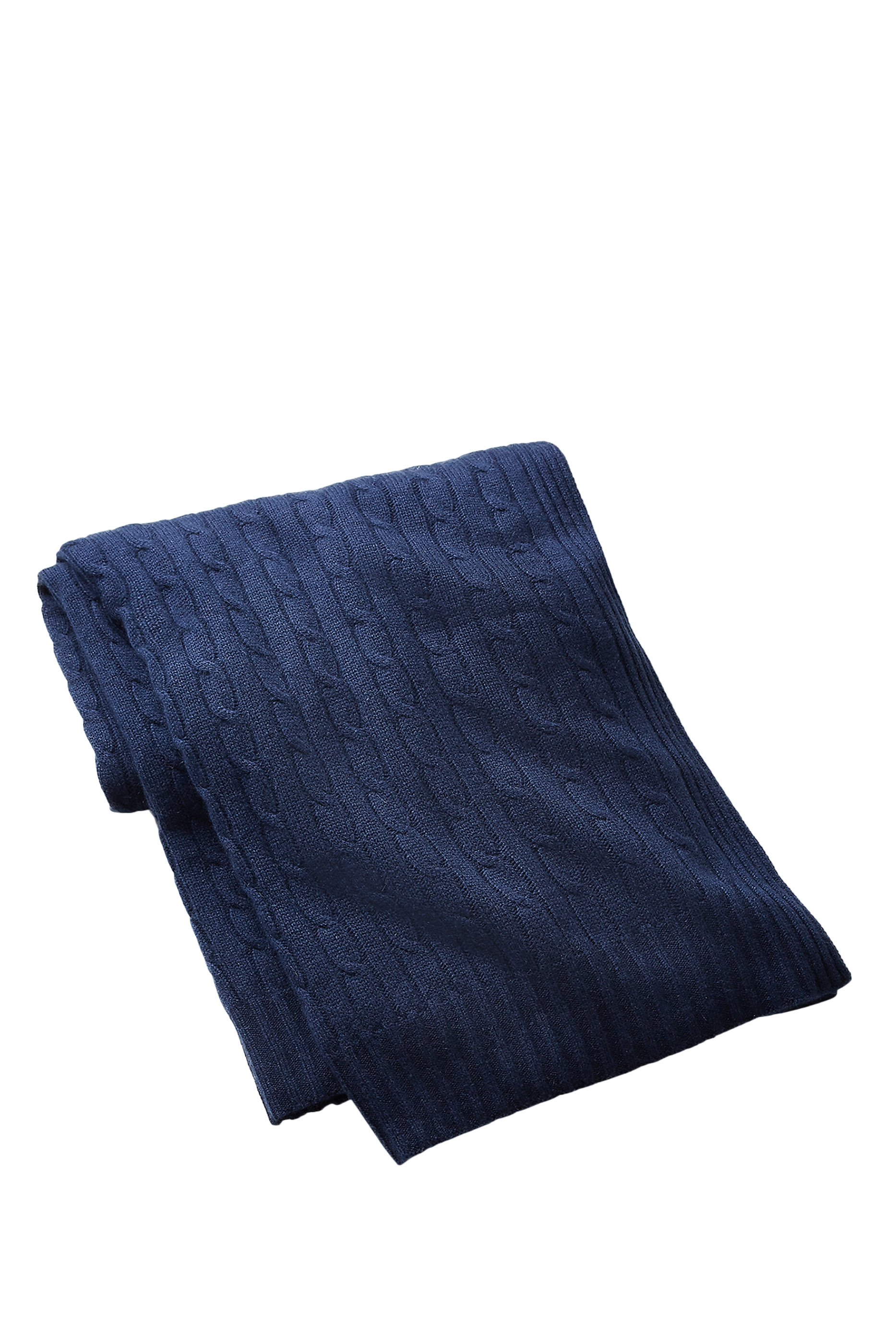 Cable Cashmere Throw Blanket