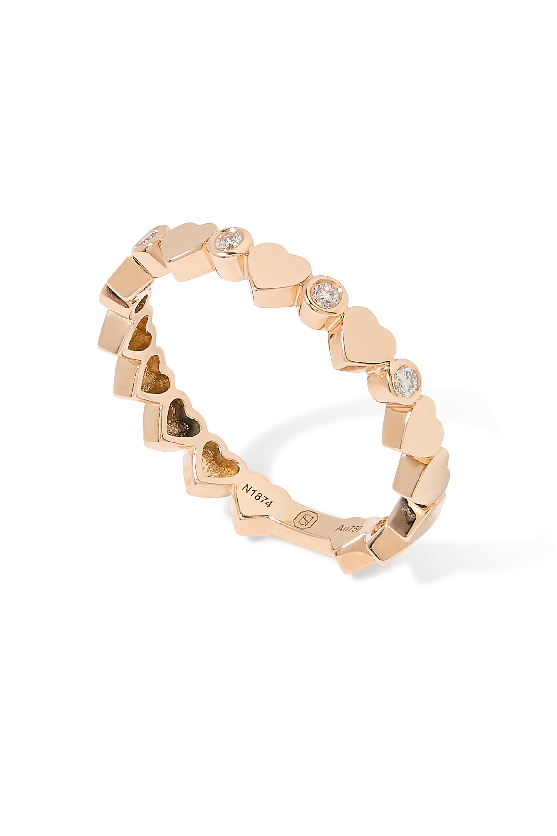 Love in Tokyo LIT Ring, 18K Rose Gold, Diamonds