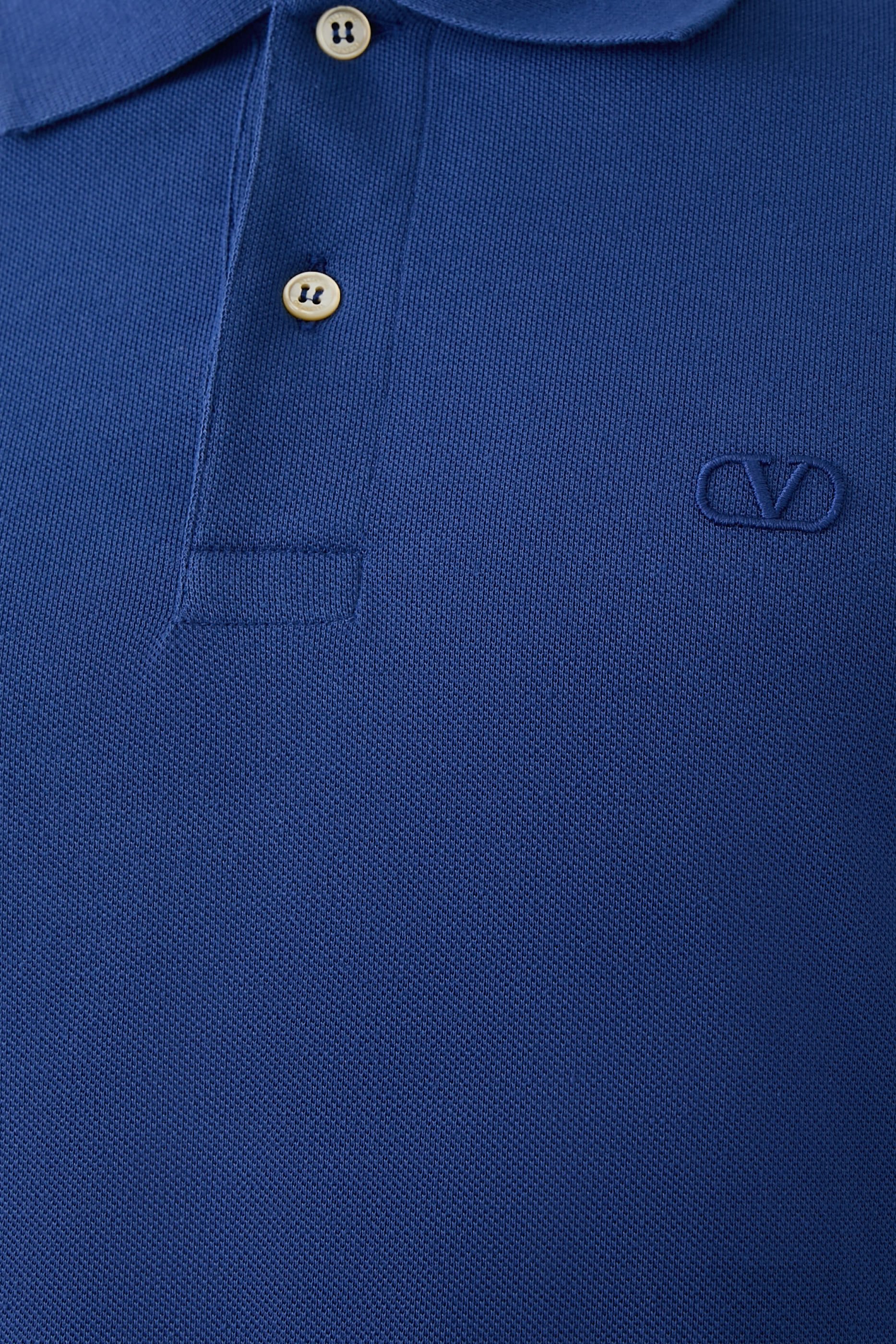 Vlogo Embroidery Cotton Piqu&eacute; Polo Shirt