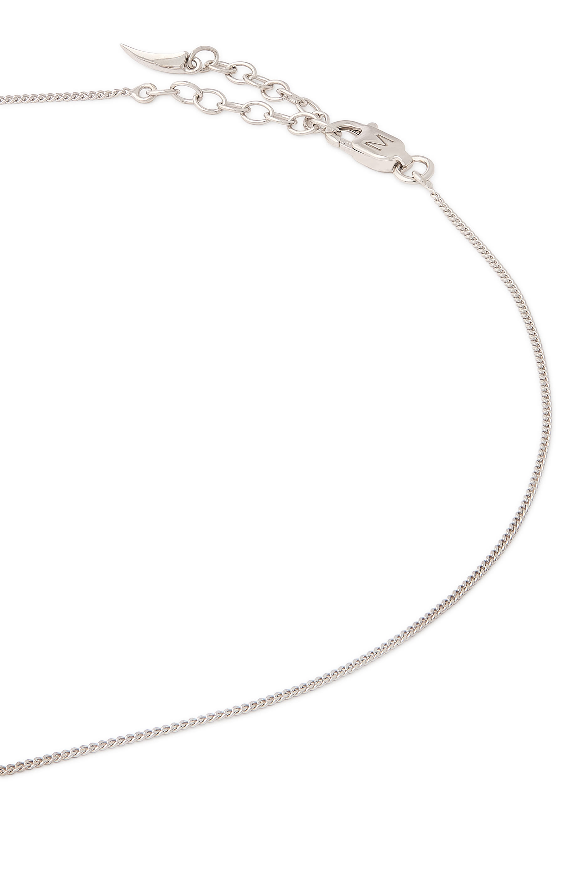 Lucy Williams T-Bar Knot Pendant Necklace, 18ct Recycled Gold Vermeil & Rhodium on Sterling Silver