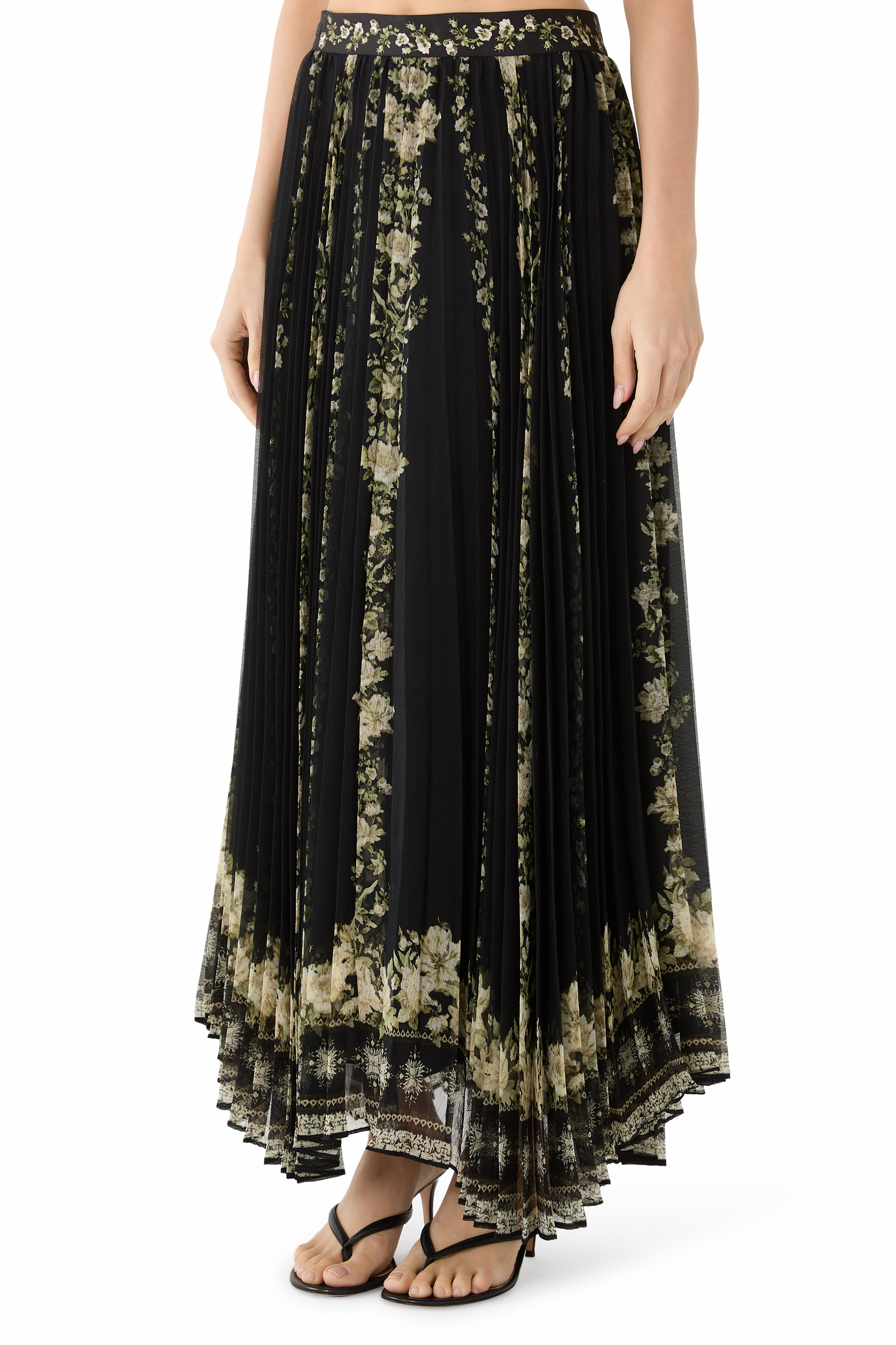 Katz Pleated Maxi Skirt