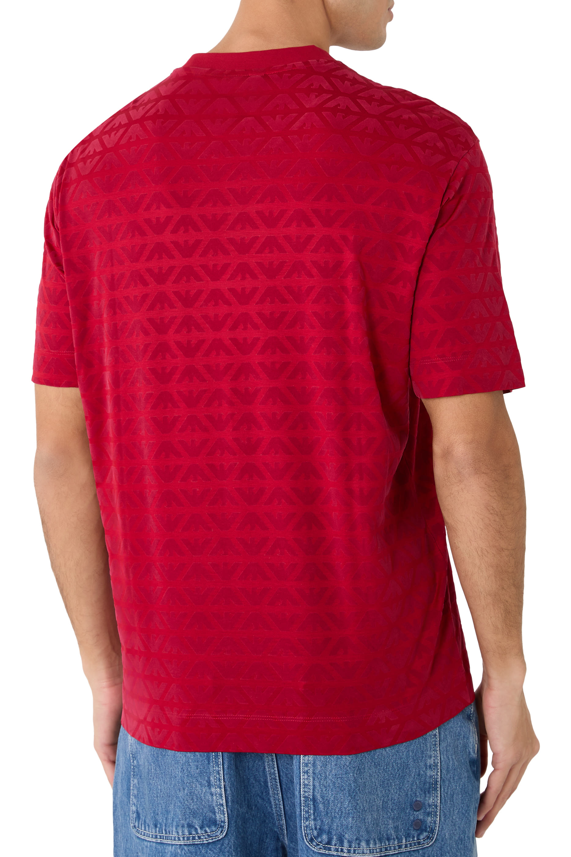 Lunar New Year Lyocell-Blend Jersey T-Shirt With Flocked Eagles