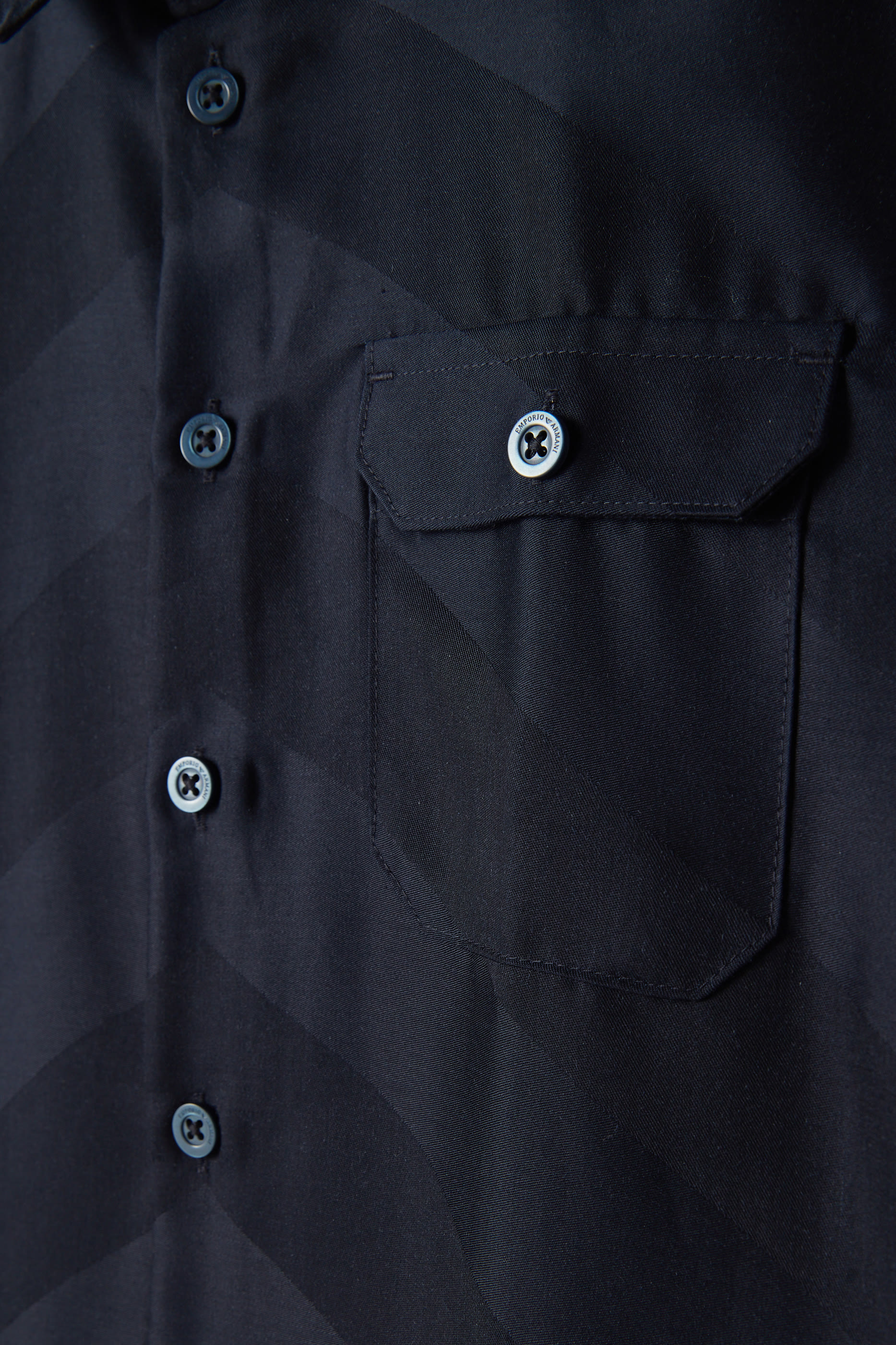 Diagional Marco Strip Effect Shirt 