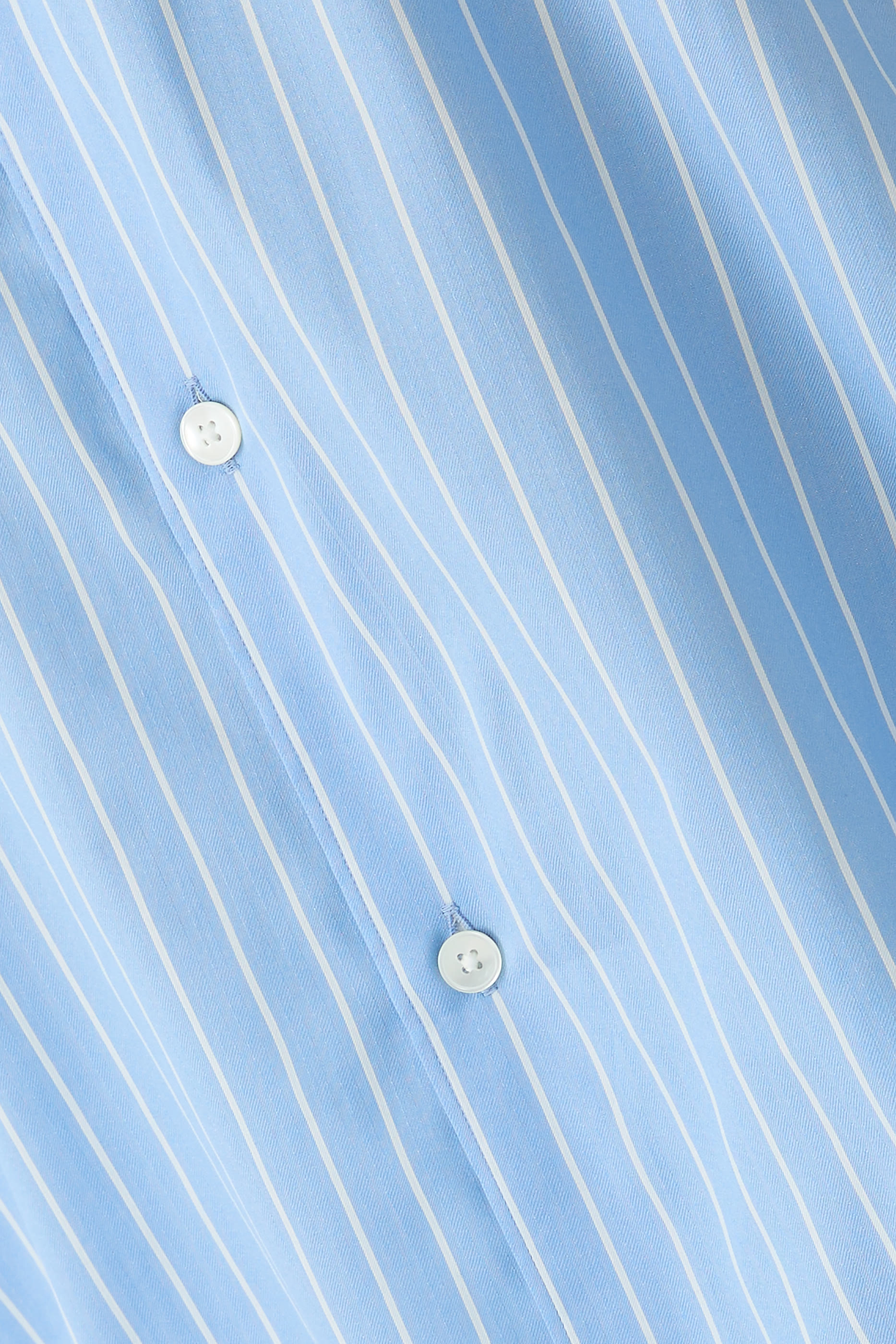Cotton Silk Stripe Shirt
