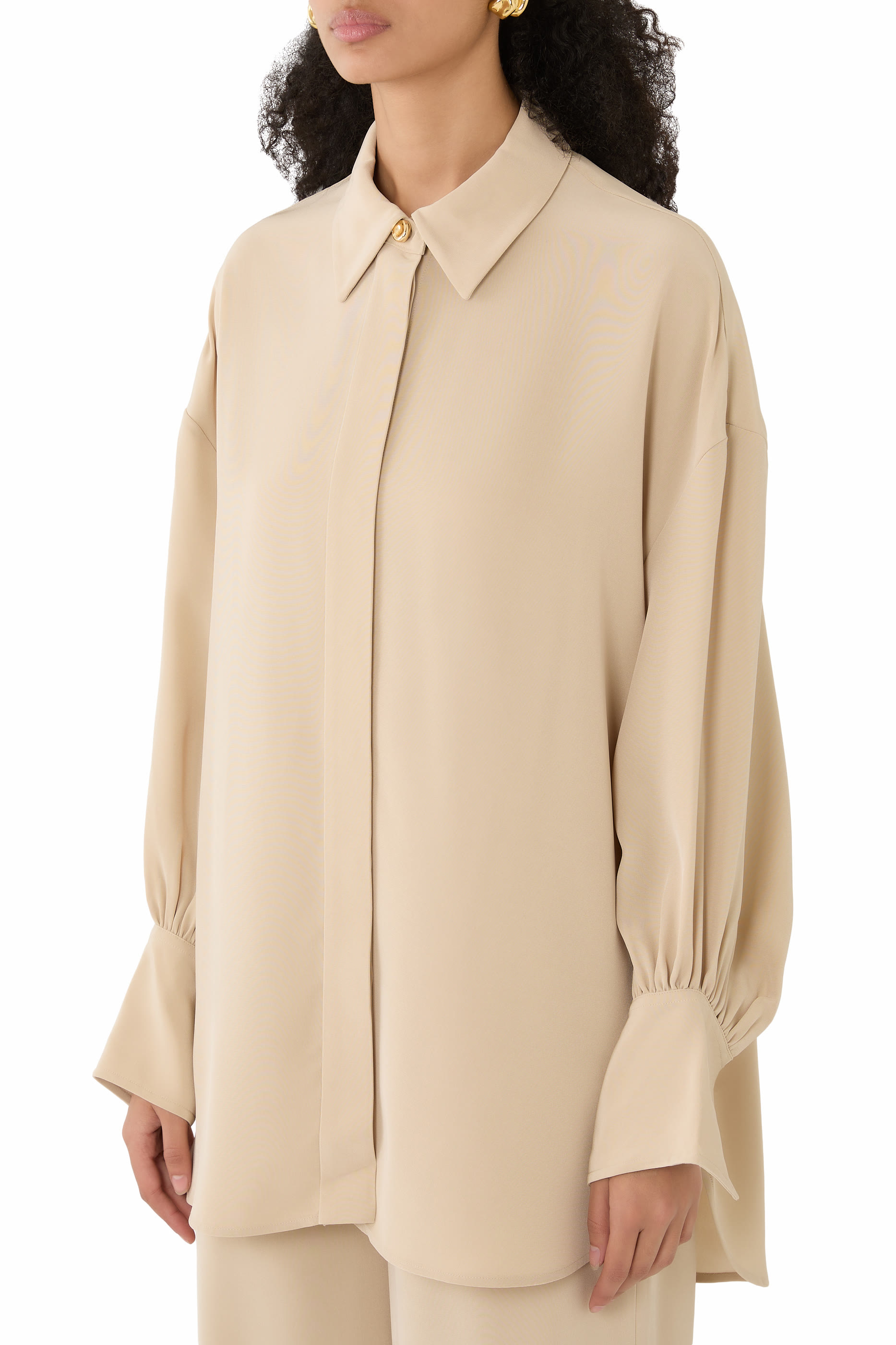 Camilia Satin Twill Blouse