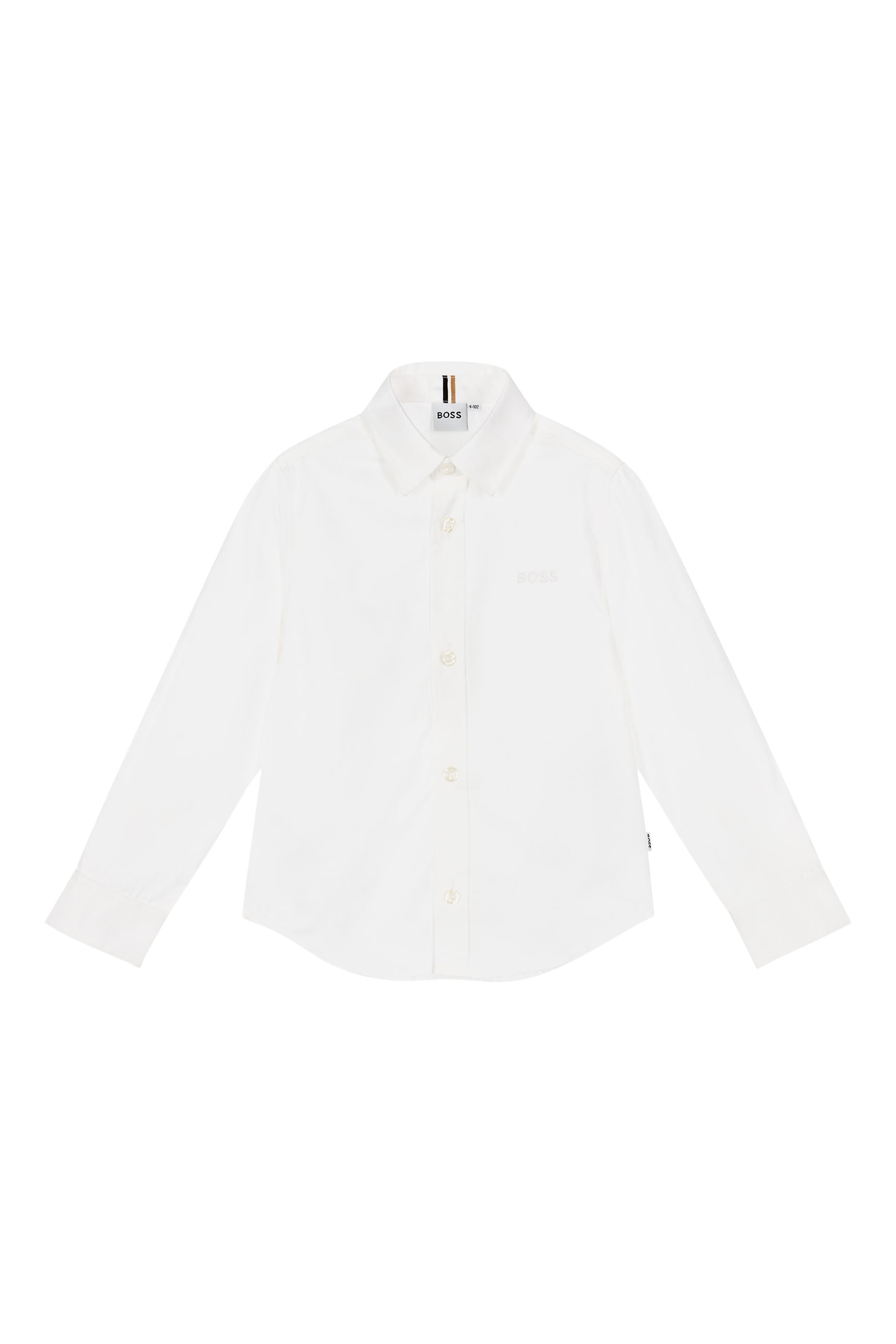 Kids Logo Oxford Cotton Shirt