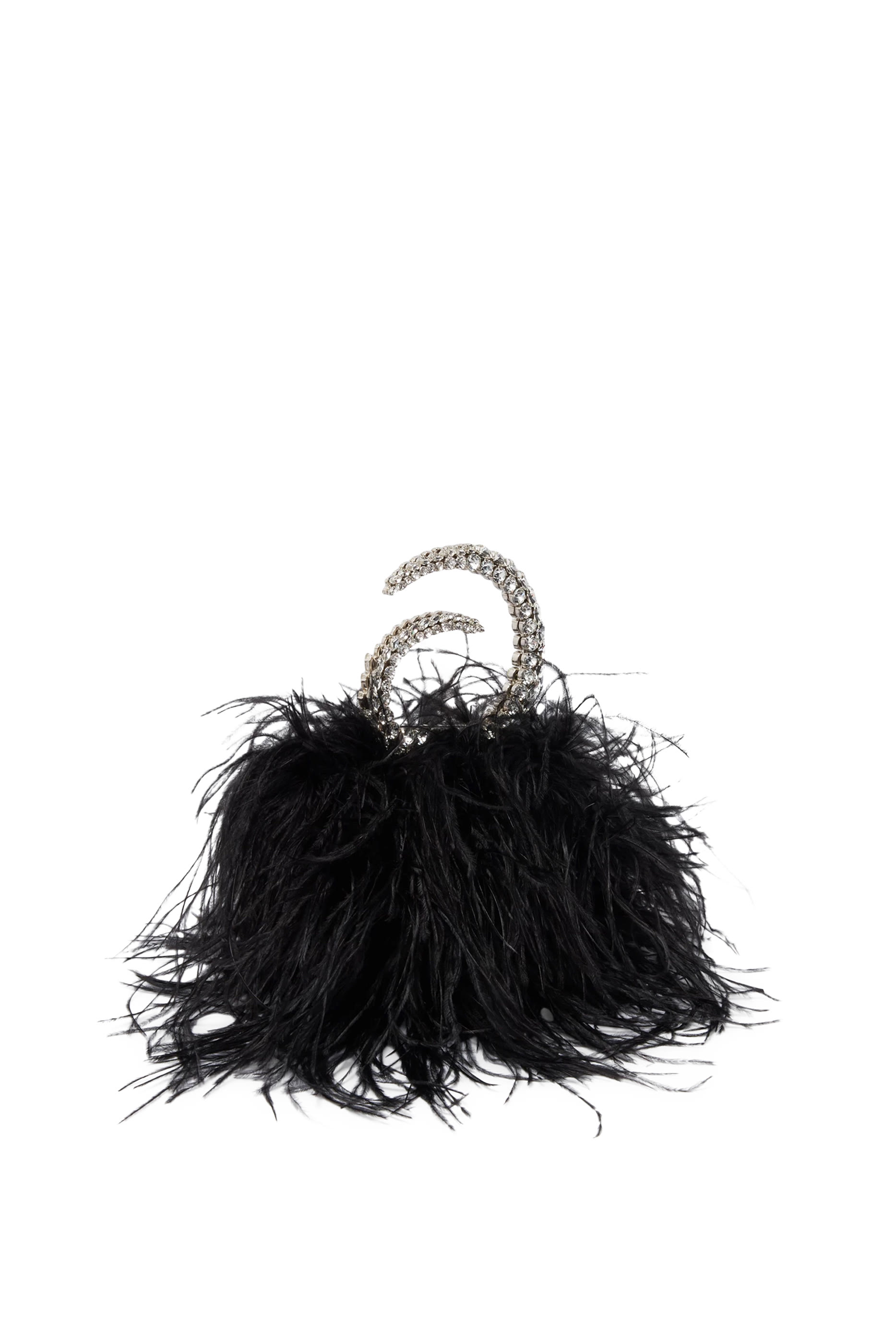 Karma Feather Clutch Bag