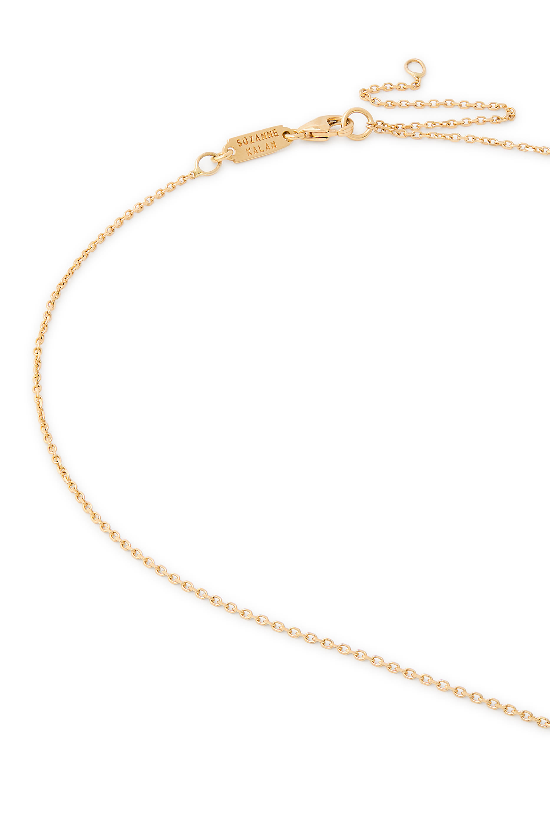 Frenzy Bar Pendant, 18k Yellow Gold & Diamonds