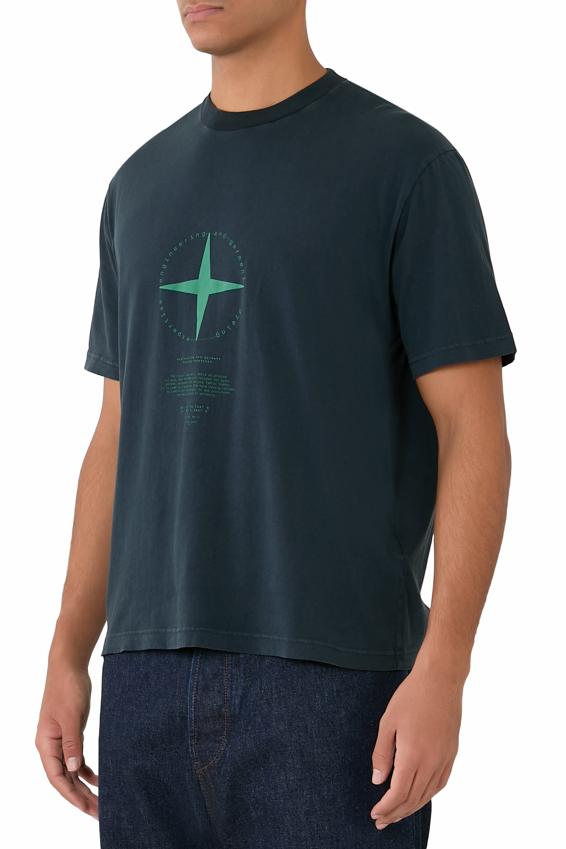 Light Compass Print T-Shirt