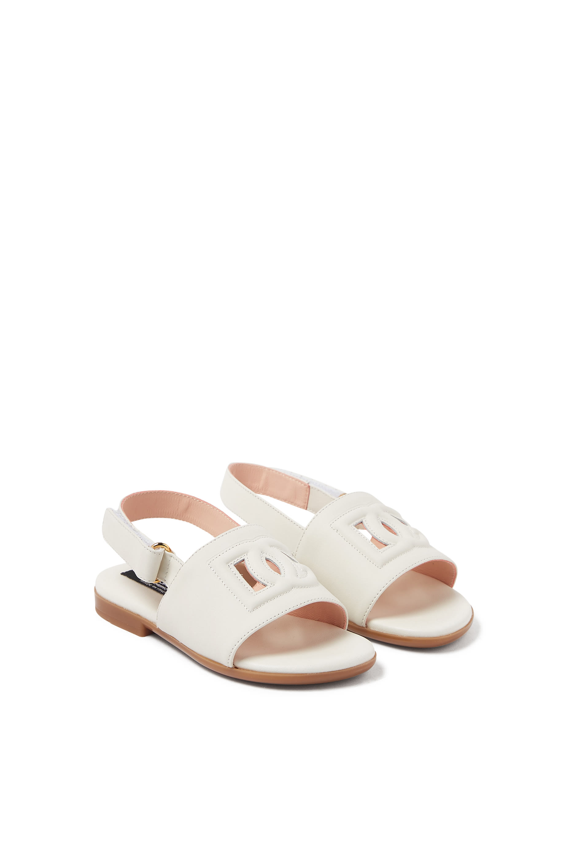 Kids Cut-Out DG Logo Sandals 