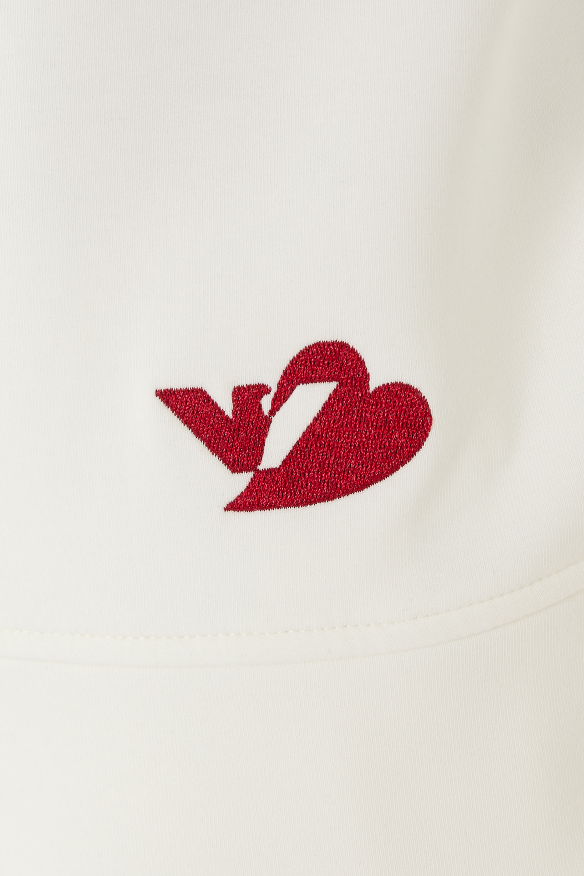 Heart Eagle Logo Sweatshirt in Double Jersey