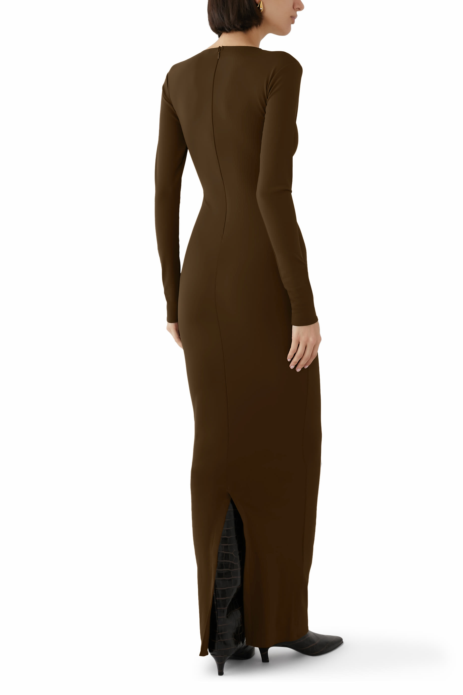 Long Sleeves Maxi Dress