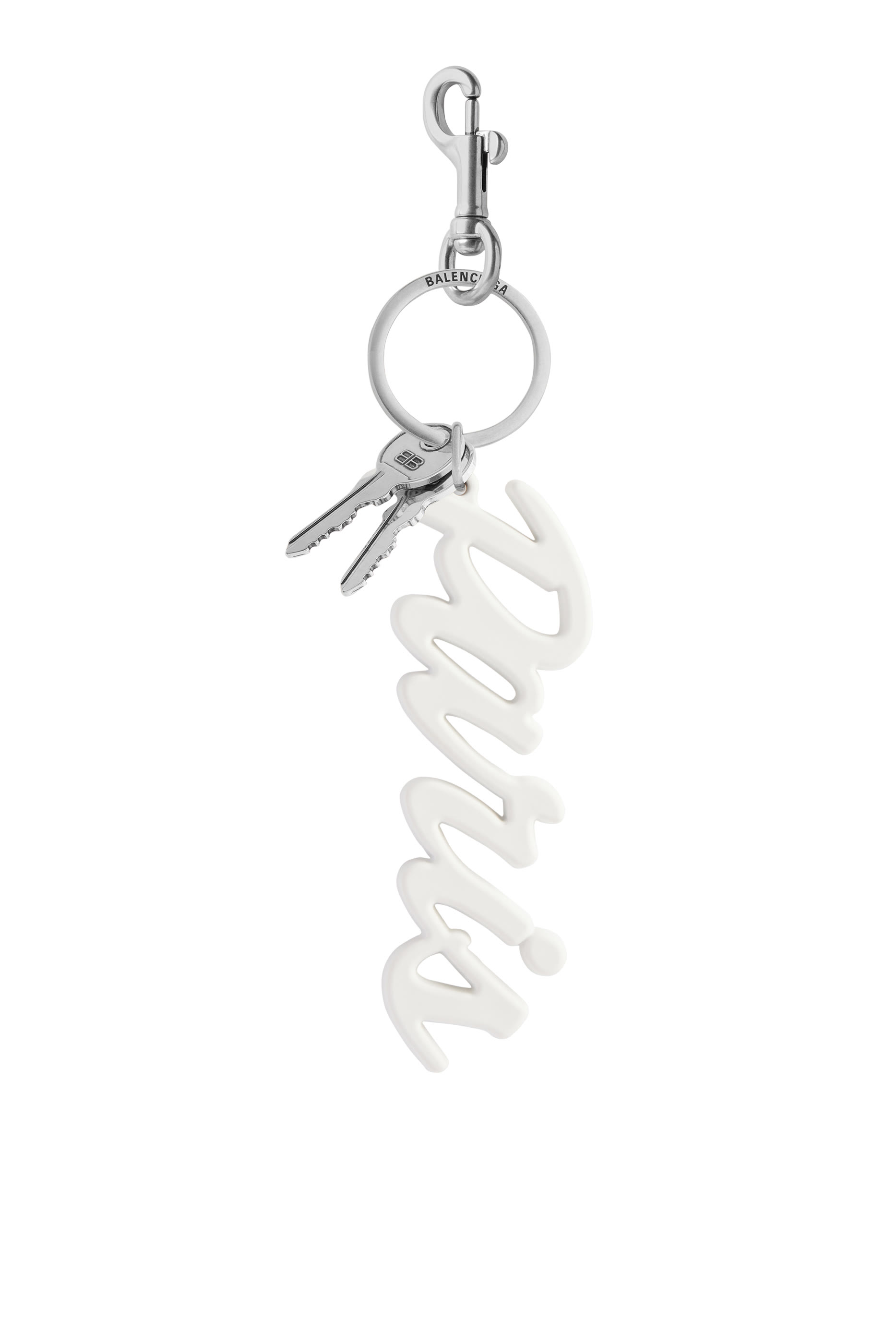 Silicone and Stainless Steel Paris Keychain