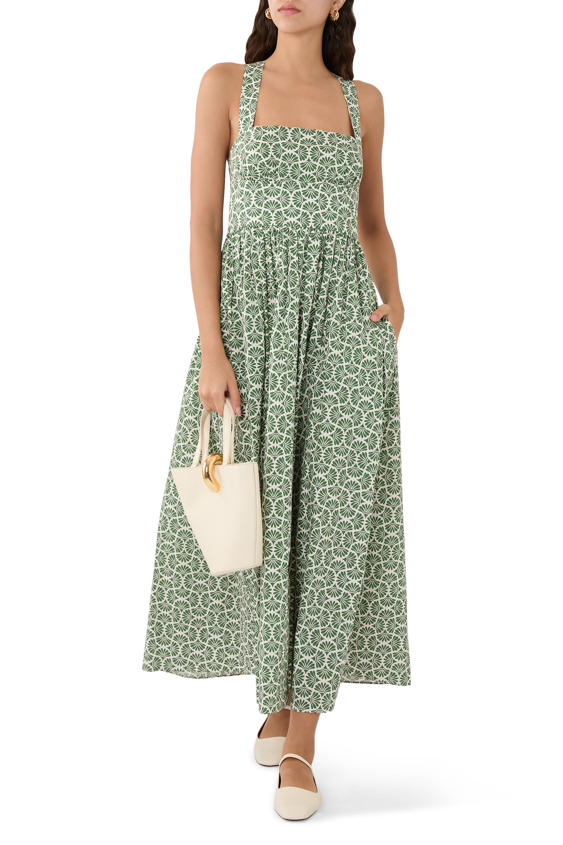 Crossback Midi Dress