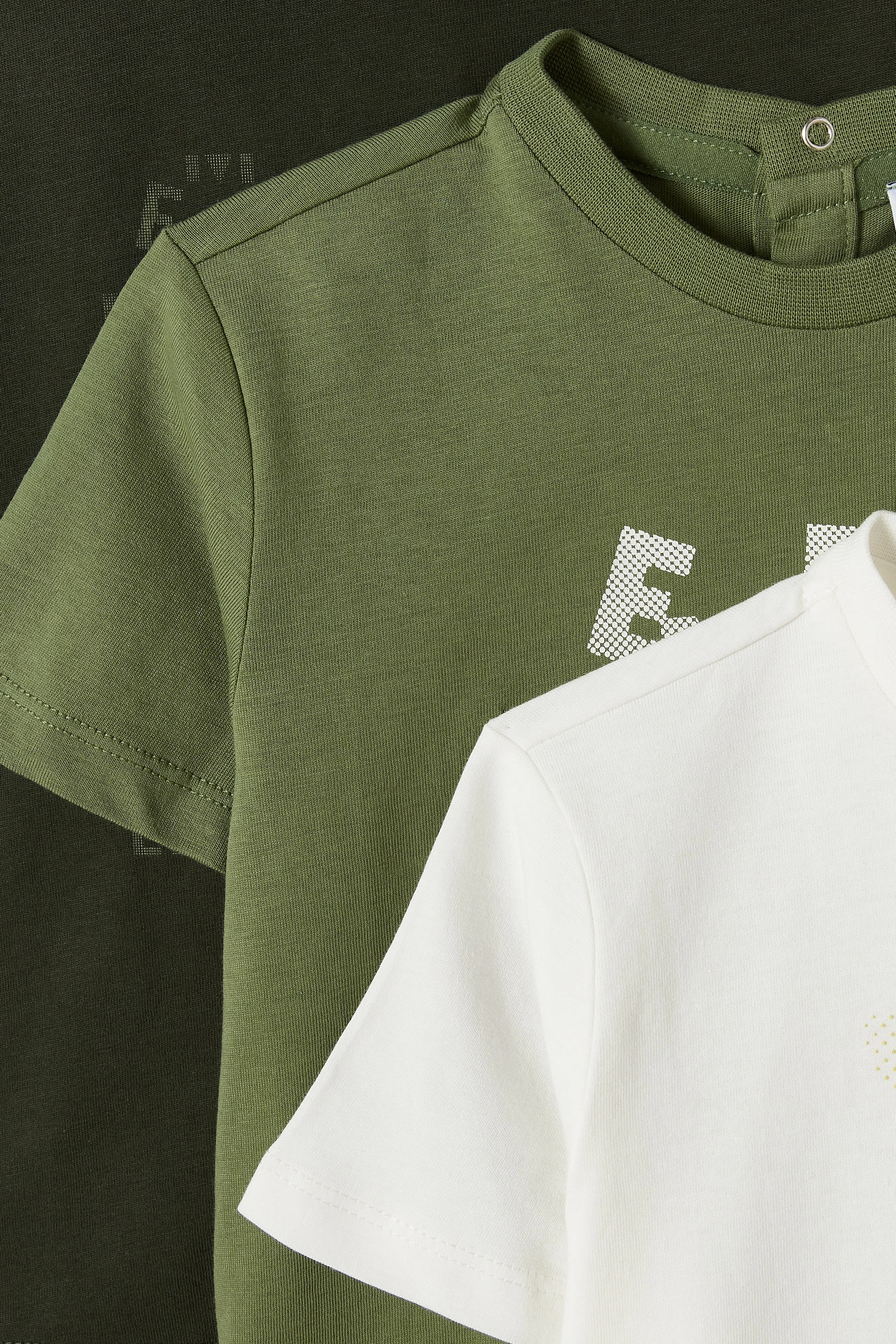 Kids Cotton T-Shirt, Set of 3