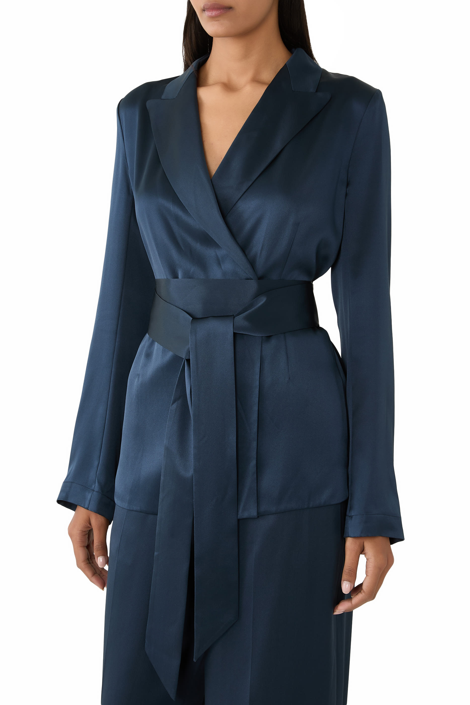 Archer Silk Satin Jacket